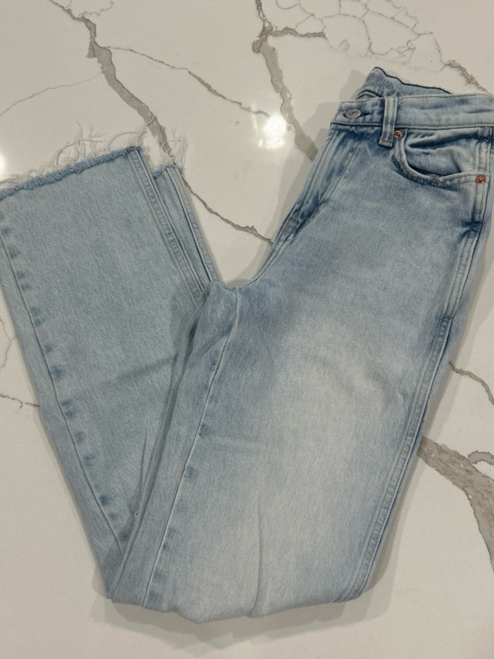 Arizona Jean Company Light Blue Straight Leg Jeans